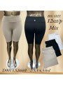 Legginsy damskie ,size 2-6XL,paczka 12szt ,MIX kolor