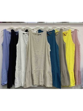 Sukienki damskie wloskie, size uni, paczka 6szt,mix kolor