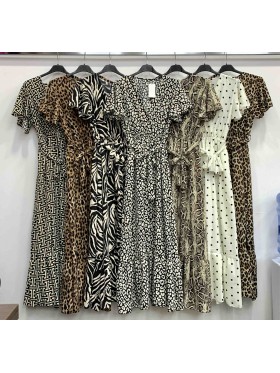 Sukienki damskie wloskie, size uni, paczka 6szt,mix kolor