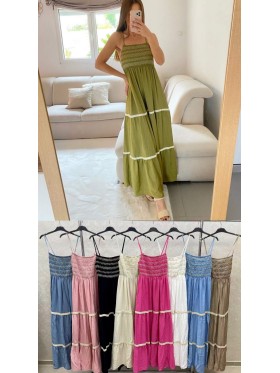 Sukienki damskie wloskie, size uni, paczka 6szt,mix kolor