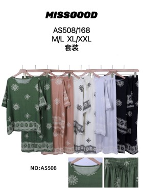 Komplety damskie wloskie, size m-2xl, paczka 12szt,mix kolor