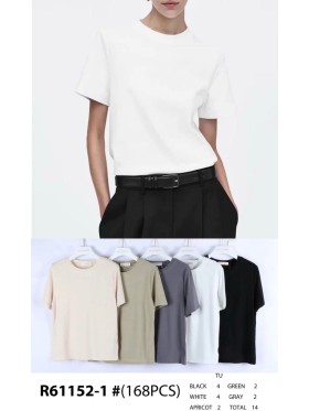 Bluzki damskie tureckie, size uni, paczka 14szt,mix kolor
