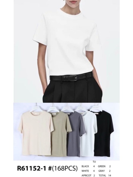 Bluzki damskie tureckie, size uni, paczka 14szt,mix kolor