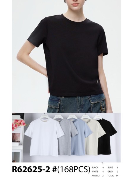 Bluzki damskie tureckie, size uni, paczka 14szt,mix kolor