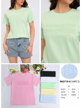 Bluzki damskie tureckie, size uni, paczka 12szt,mix kolor