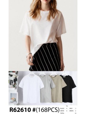 Bluzki damskie tureckie, size uni, paczka 12szt,mix kolor