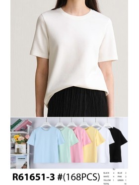 Bluzki damskie tureckie, size uni, paczka 14szt,mix kolor