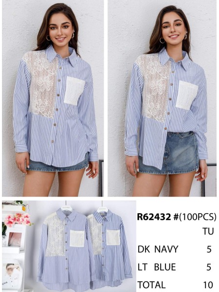 Koszule damskie tureckie, size uni, paczka 10szt,mix kolor