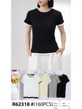 Bluzki damskie tureckie, size uni, paczka 10szt,mix kolor