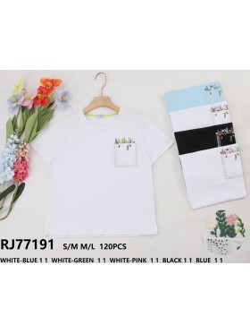 Bluzki damskie tureckie, size s-l, paczka 10szt,mix kolor