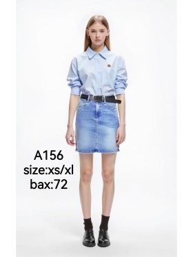 Spódnica krótka jeansowa damska ,size xs-xl,paczka 12szt ,