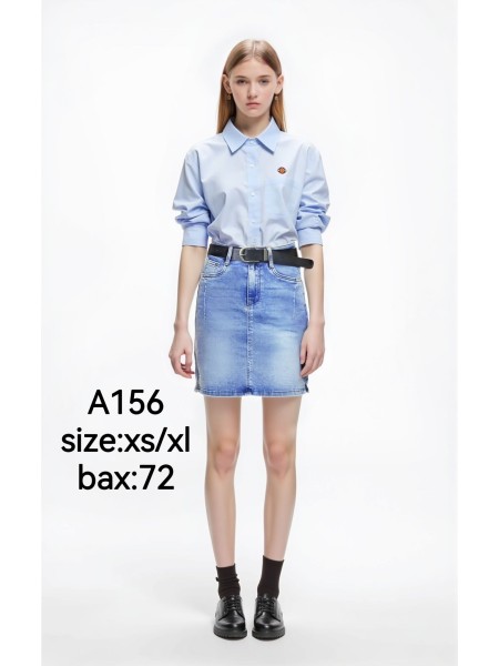 Spódnica krótka jeansowa damska ,size xs-xl,paczka 12szt ,