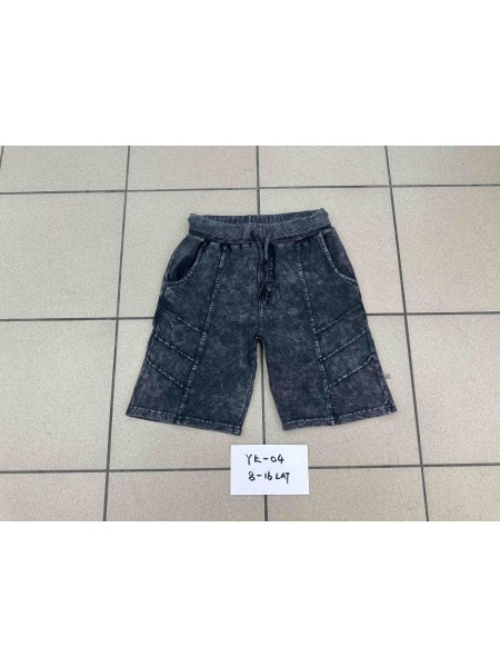 Spodenki jeans dzieciece rozm 8-16 lat, paczka 5szt, 1 kolor
