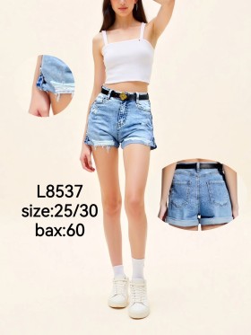 Spodenki jeansowe damskie ,size 25-30,paczka 12szt ,