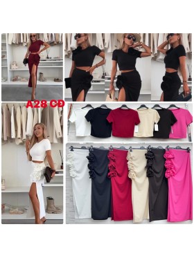 Komplety damskie Włoski, size uni, paczka 6szt, mix kolor