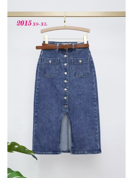 Spódnica długa Jeansowa damska ,size XS-xl,paczka 12szt ,