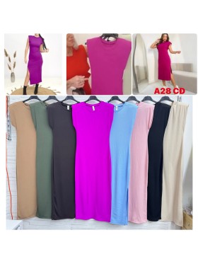 Sukienki damskie Włoski, size uni, paczka 6szt, mix kolor