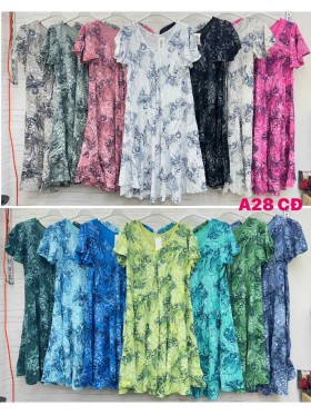 Sukienki damskie Włoski, size uni, paczka 6szt, mix kolor