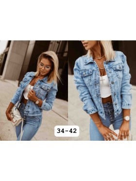Kurtki Jeansowe damskie ,size 34-42,paczka 10szt ,