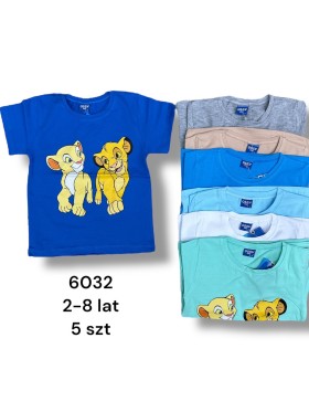Bluzki DZIECIĘCA , size 2-8 lat, paczka 5szt, 1kolor