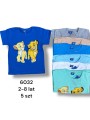 Bluzki DZIECIĘCA , size 2-8 lat, paczka 5szt, 1kolor