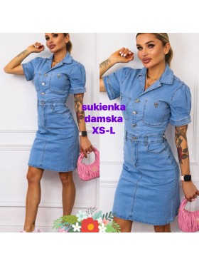 Sukienki Jeansowe damskie ,size xs-l,paczka 10szt ,