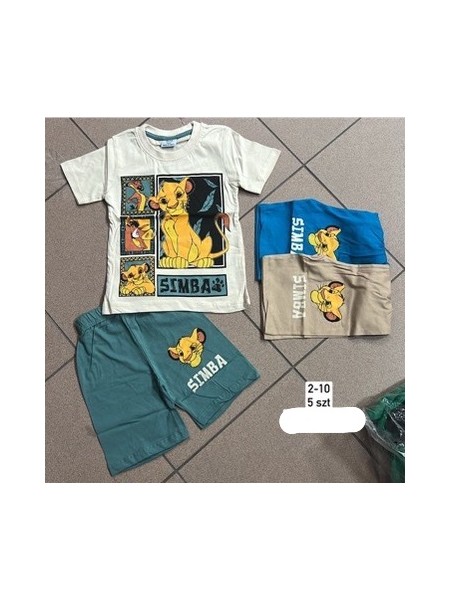Komplety DZIECIĘCA , size 2-10 lat, paczka 5szt, 1kolor