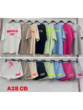 Komplety damskie Włoski, size uni, paczka 6szt, mix kolor