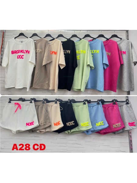 Komplety damskie Włoski, size uni, paczka 6szt, mix kolor