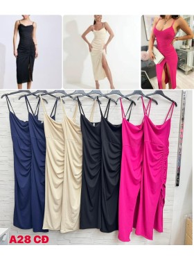 Sukienki damskie Włoski, size uni, paczka 6szt, mix kolor