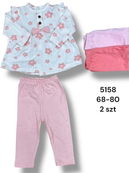 Komplety DZIECIĘCA , size 68-80, paczka 2szt, 1kolor