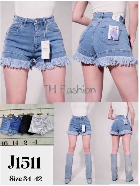Spodenki jeansowe damskie ,size 34-42,paczka 10szt ,1 kolor