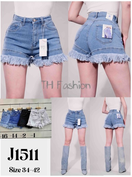 Spodenki jeansowe damskie ,size 34-42,paczka 10szt ,1 kolor