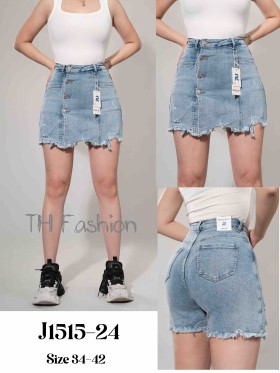 Spódnica krótka jeansowa damska ,size 34-42,paczka 10szt ,