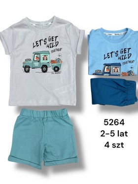 Komplety DZIECIĘCA , size 2-5 lat, paczka 4szt, 1kolor