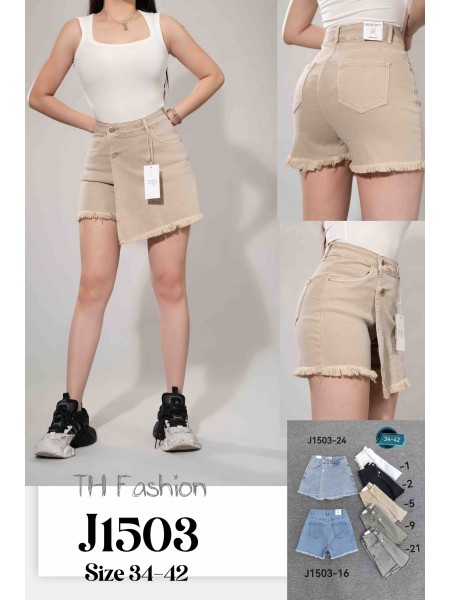 Spódnica krótka jeansowa damska ,size 34-42,paczka 10szt ,1 kolor