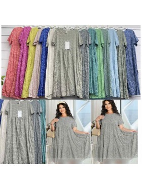 Sukienki damskie Włoski, size uni, paczka 6szt, mix kolor