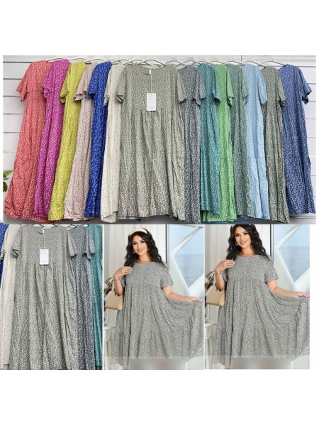 Sukienki damskie Włoski, size uni, paczka 6szt, mix kolor