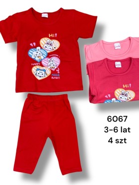 Komplety DZIECIĘCA , size 3-6 lat, paczka 4szt, 1kolor