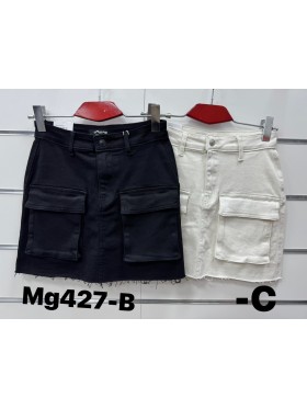 Spódnica krótka jeansowa damska ,size xs-xl,paczka 10szt ,