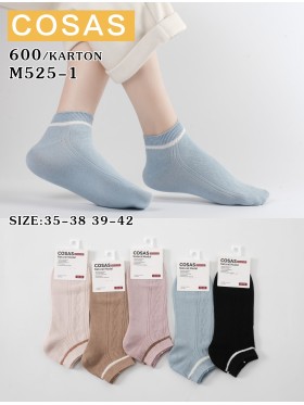 SKARPETY / STOPKI DAMSKIE .SIZE: 35-42, (40PAR/PACZKA) KOLOR JAK NA ZDZIĘCIU