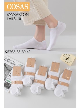 SKARPETY / STOPKI DAMSKIE .SIZE: 35-42, (40PAR/PACZKA) KOLOR JAK NA ZDZIĘCIU