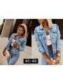 Kurtki Jeansowe damskie ,size 40-48,paczka 10szt ,