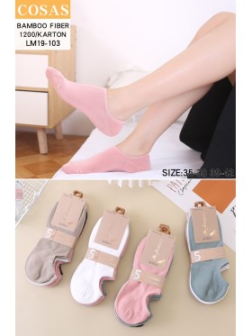 SKARPETY / STOPKI DAMSKIE .SIZE: 35-42, (40PAR/PACZKA) KOLOR JAK NA ZDZIĘCIU