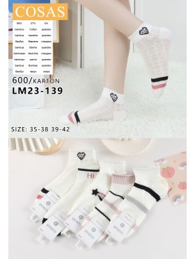 SKARPETY / STOPKI DAMSKIE .SIZE: 35-42, (40PAR/PACZKA) KOLOR JAK NA ZDZIĘCIU