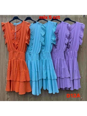 Sukienki damskie ,sizeUNI,paczka 5szt ,mix kolor