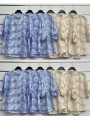 Bluzki damskie Włoski, size uni, paczka 6szt, mix kolor