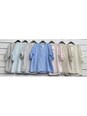 Bluzki damskie Włoski, size uni, paczka 6szt, mix kolor