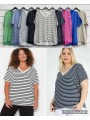 Bluzki damskie Włoski, size uni, paczka 6szt, mix kolor