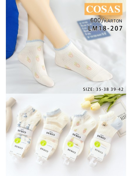 SKARPETY / STOPKI DAMSKIE .SIZE: 35-42, (40PAR/PACZKA) KOLOR JAK NA ZDZIĘCIU